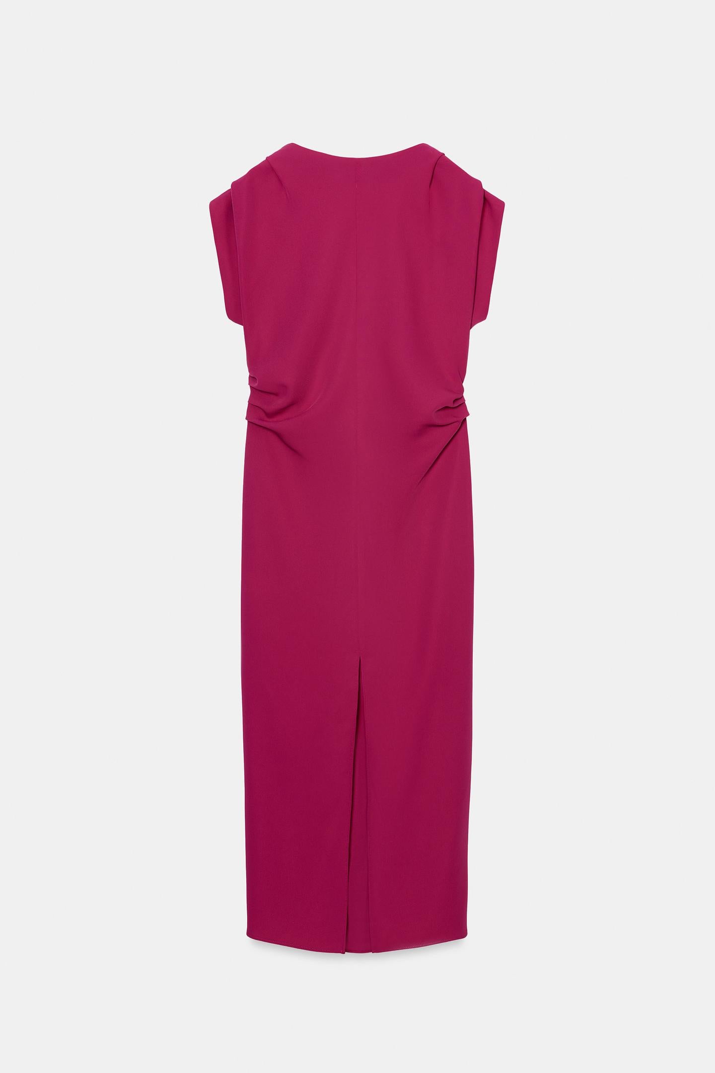 ROBE MI-LONGUE PLISSÉE