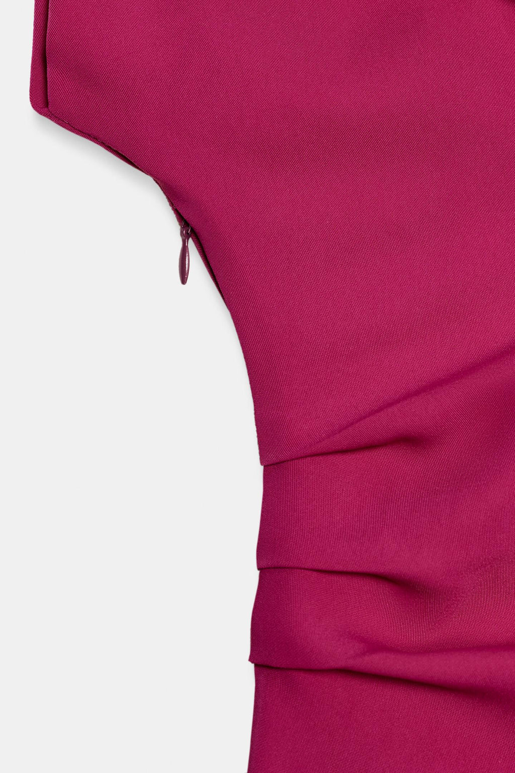 ROBE MI-LONGUE PLISSÉE