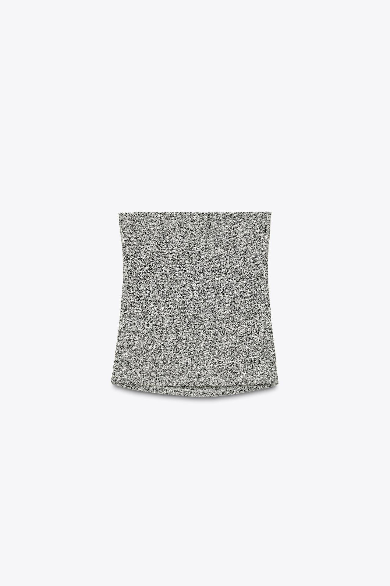 SCHULTERFREIES BOUCLÉ-TOP