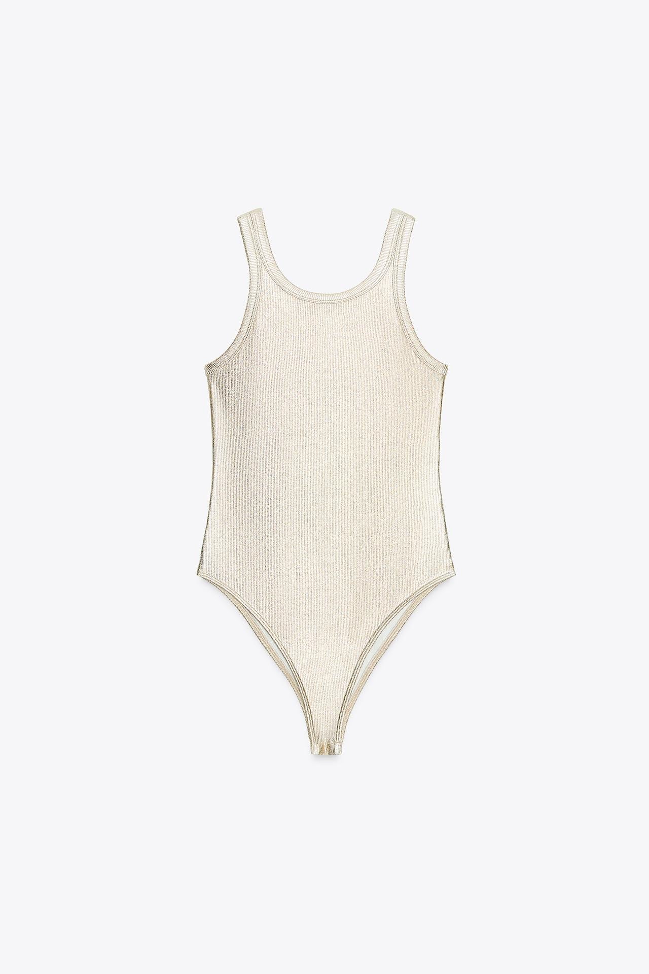 GERIPPTER METALLIC-BODY GOLD