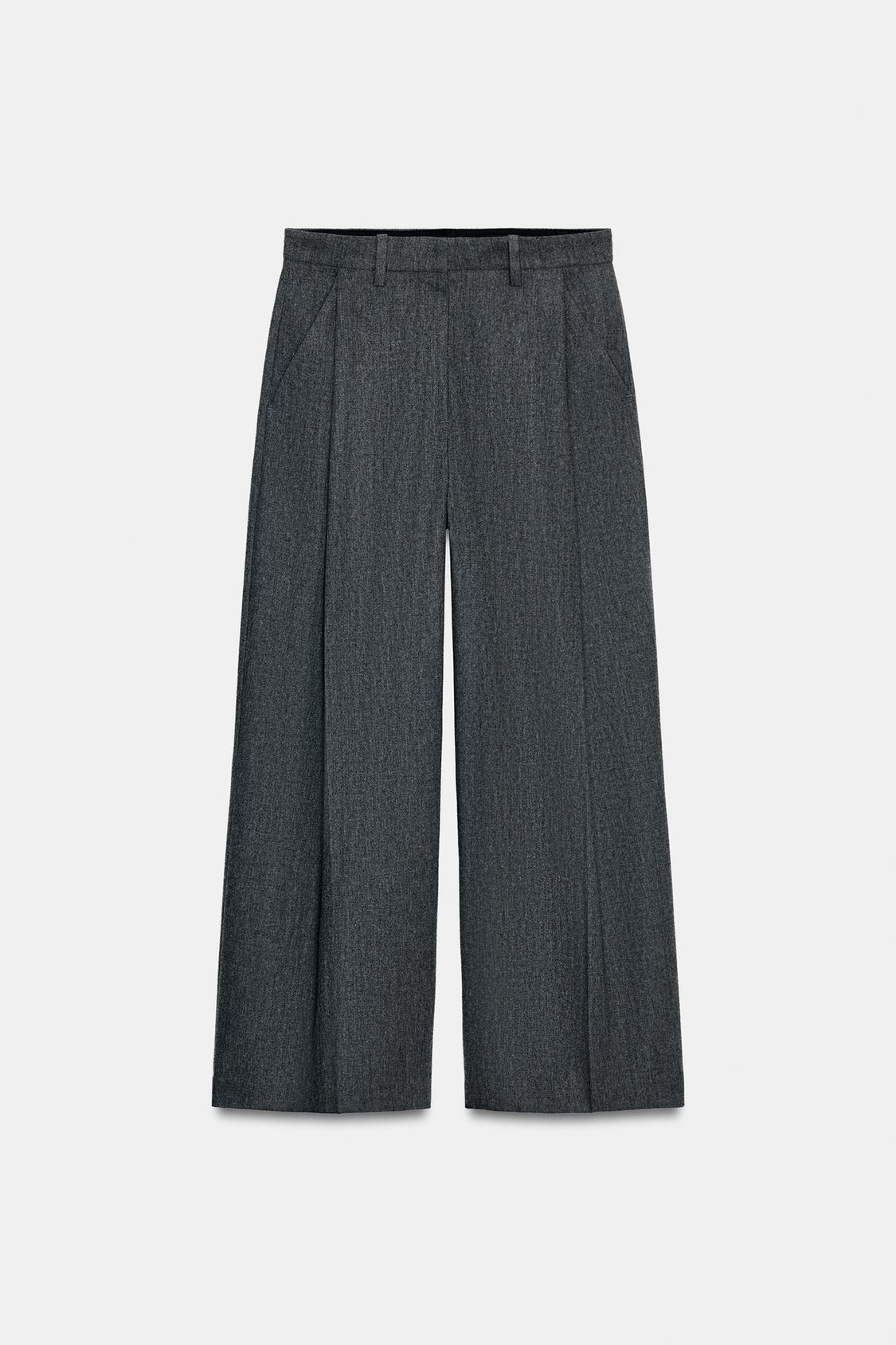 PANTALON WIDE LEG À PINCES
