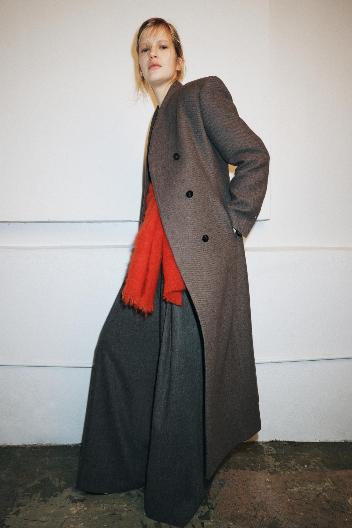 PANTALON WIDE LEG À PINCES