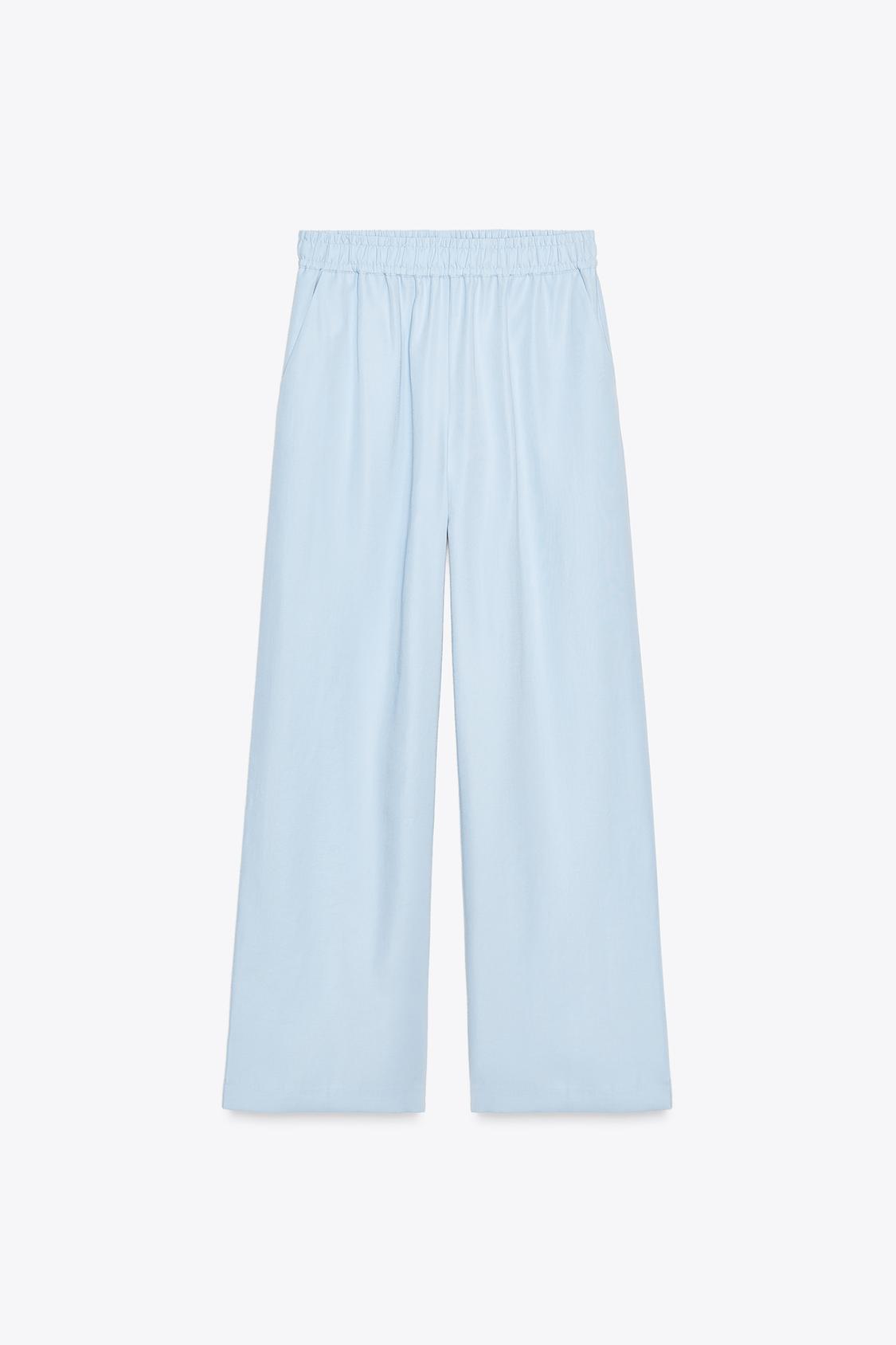 WIDELEG-HOSE MIT ELASTISCHEM BUND