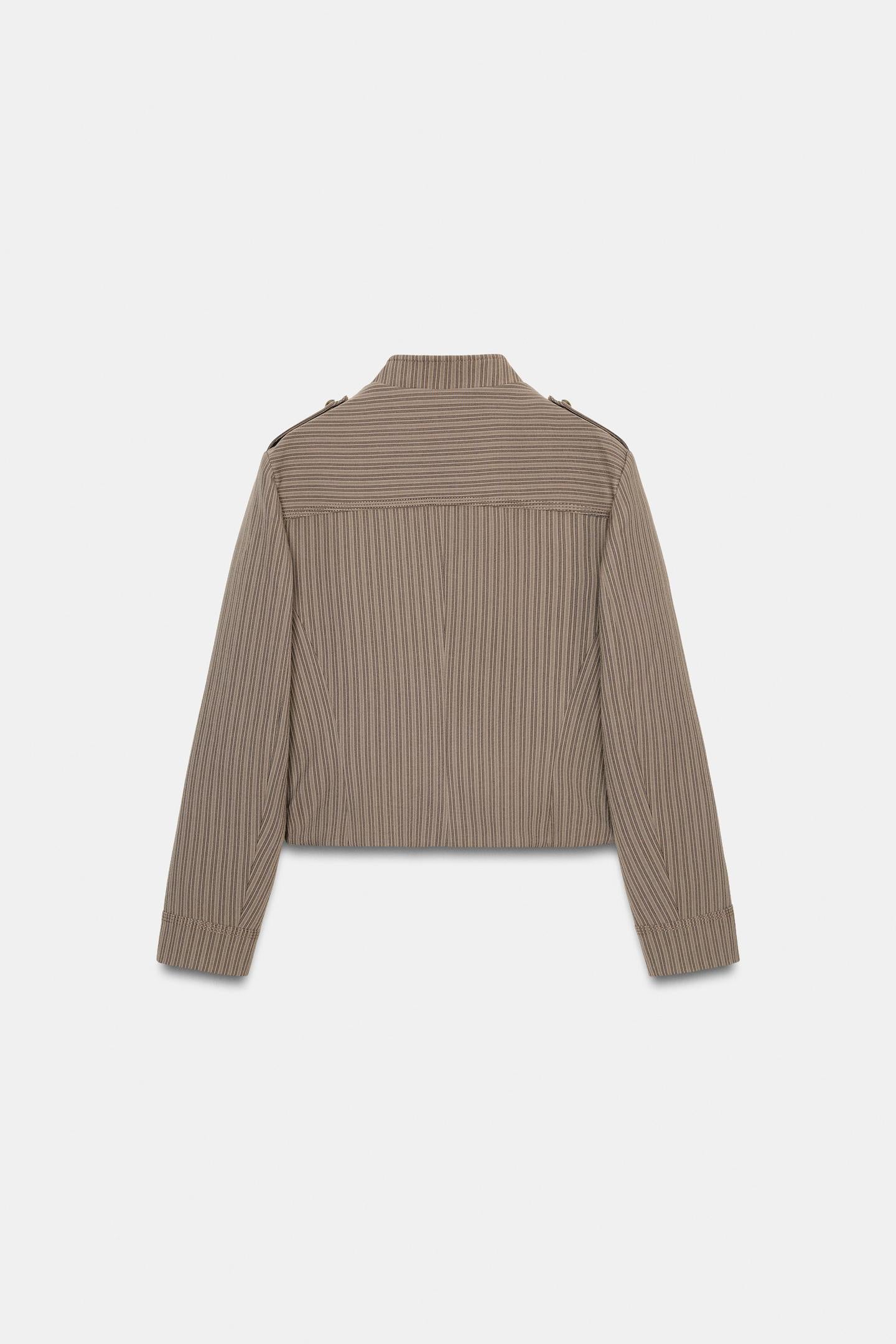 VESTE AJUSTÉE À RAYURES