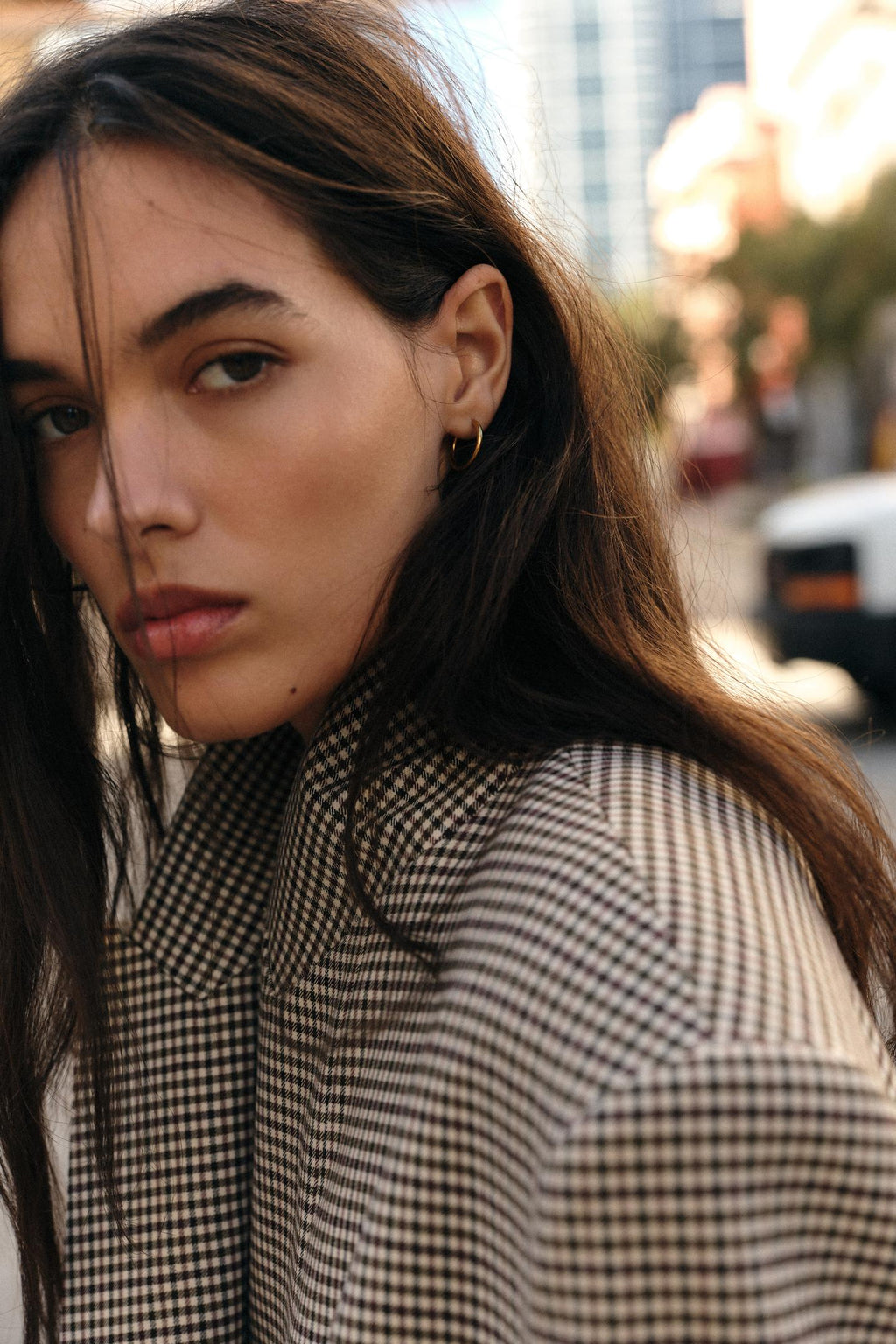 VESTE OVERSIZE À BOUTONNAGE CROISÉ