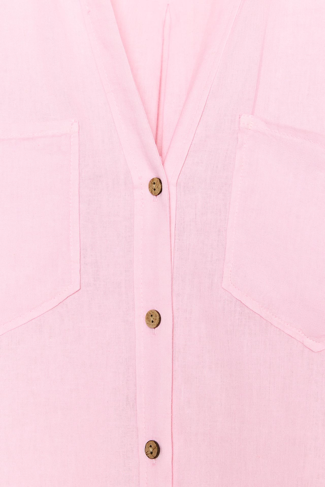 CROPPED-HEMD LEINEN ROSA