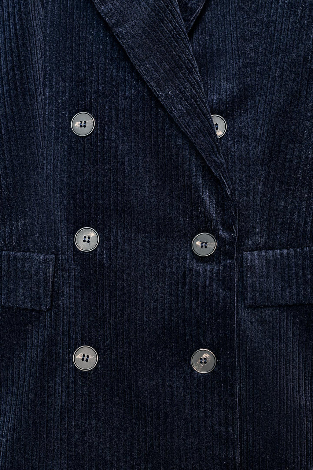 BLAZER EN VELOURS CÔTELÉ ET ÉPAULETTES EZ SIGNATURE
