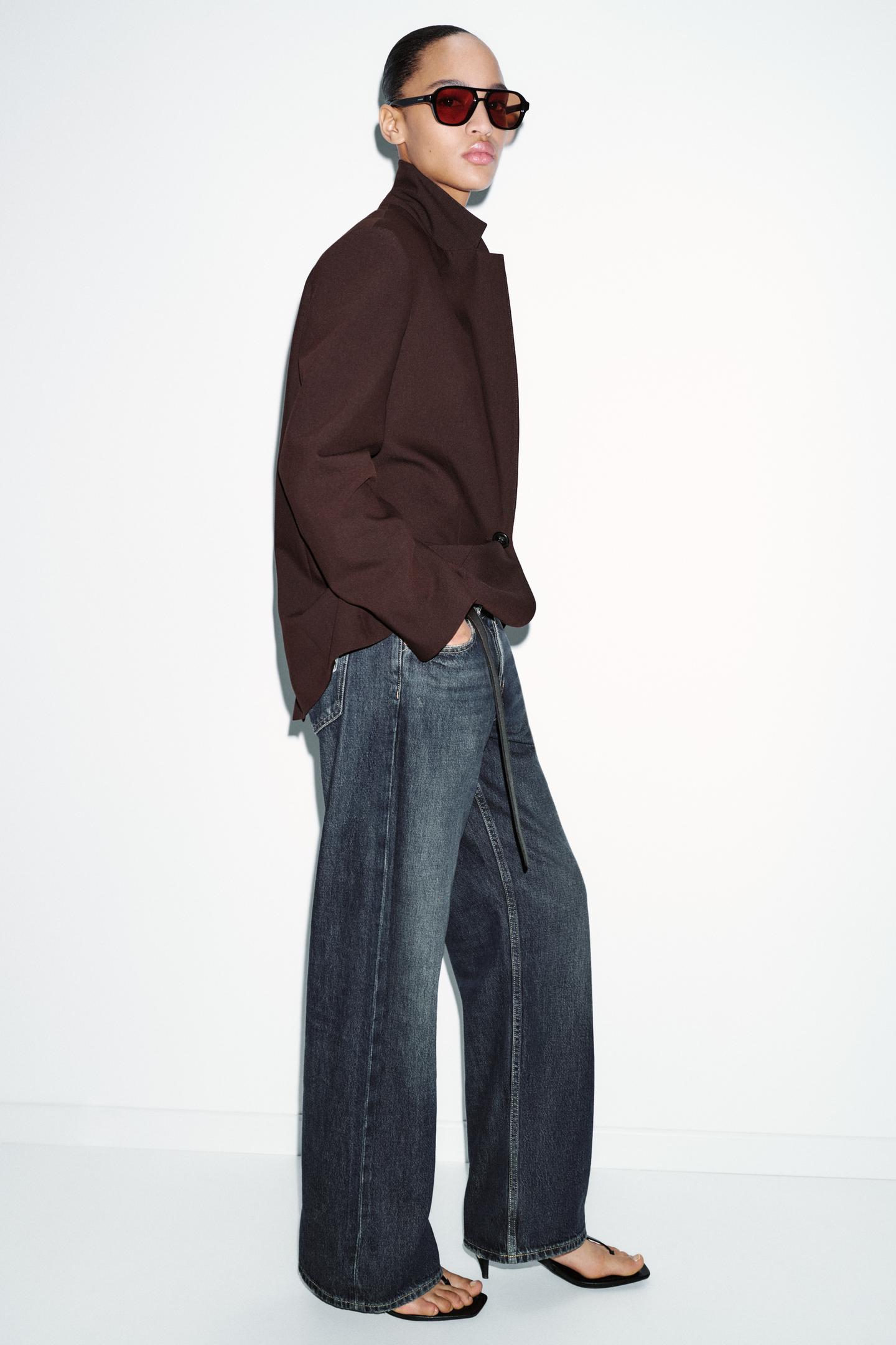 VESTE DROITE À ÉPAULETTES