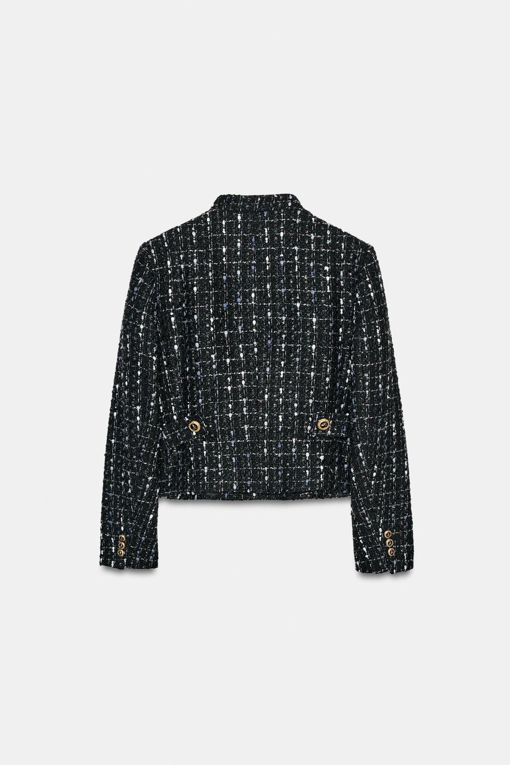 BLAZER STRUCTURÉ À FIL MÉTALLISÉ