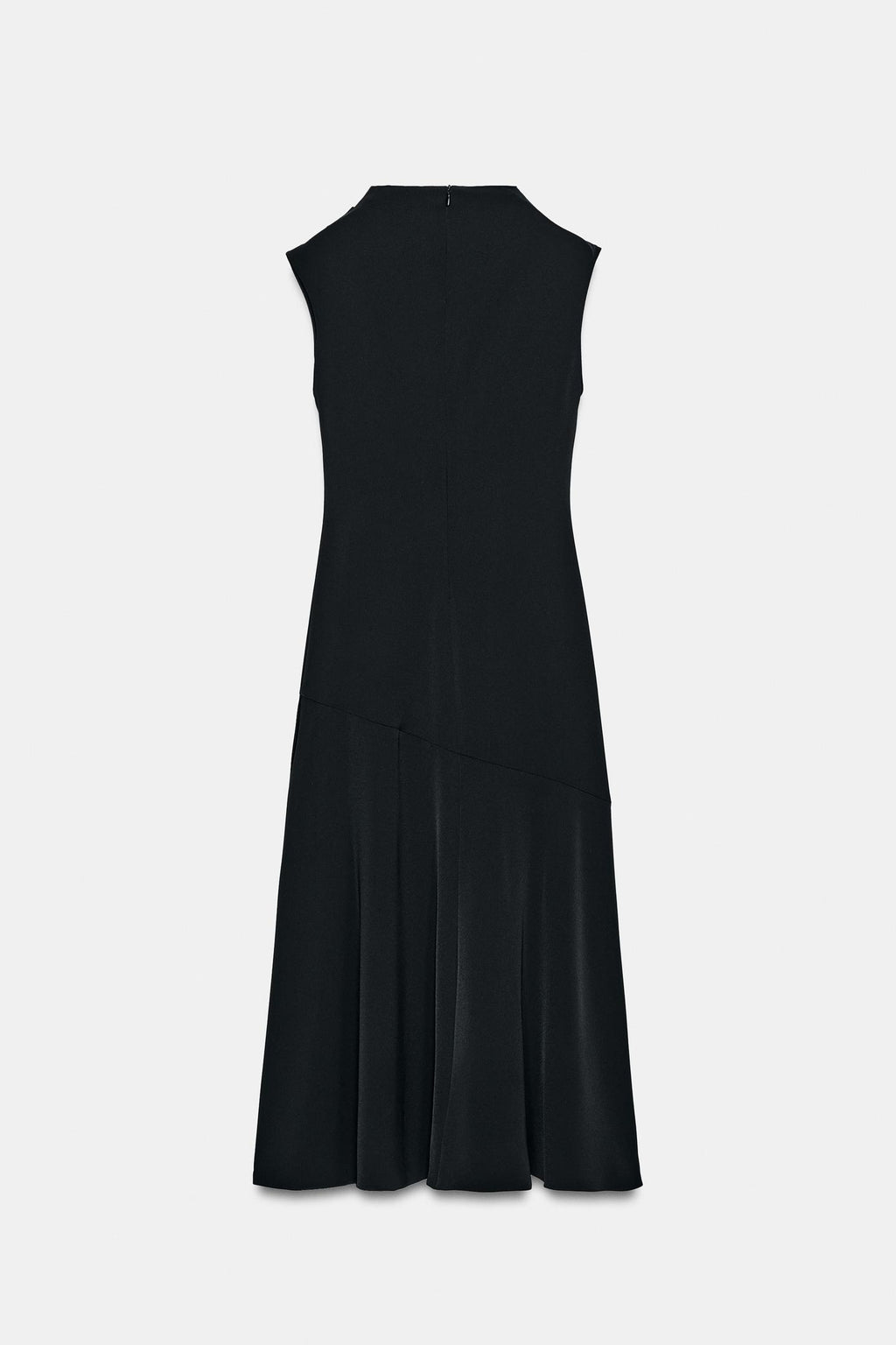 Robe mi-longue asymétrique