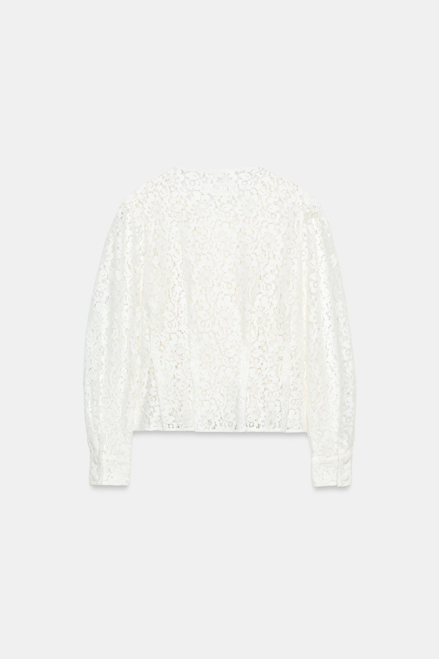 VESTE CACHE-CŒUR EN DENTELLE