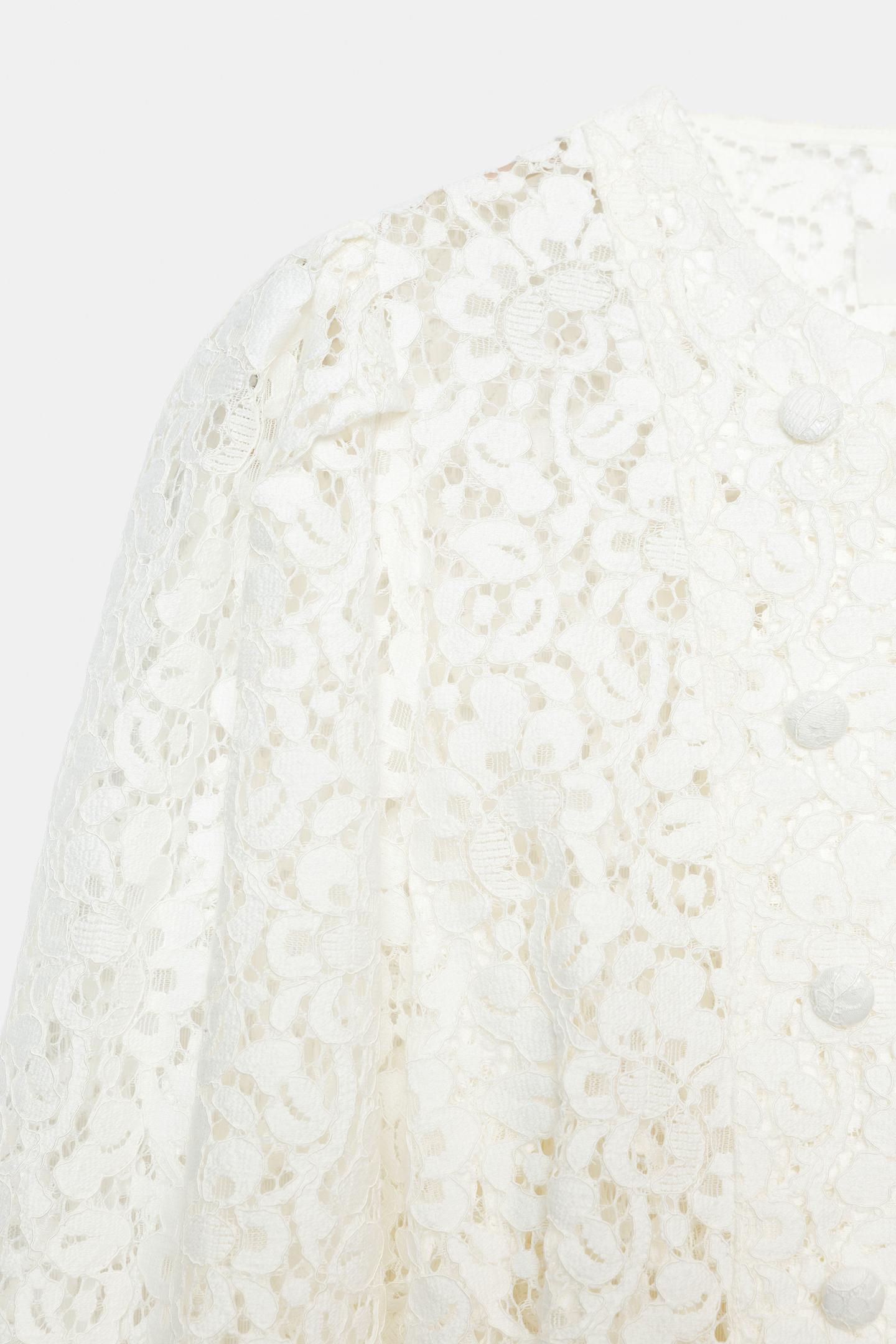 VESTE CACHE-CŒUR EN DENTELLE
