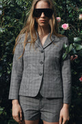 BLAZER À CARREAUX EZ SIGNATURE