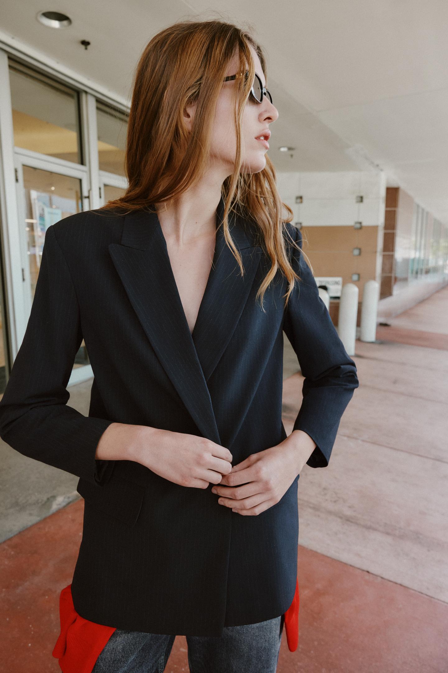 VESTE CROISÉE OVERSIZE