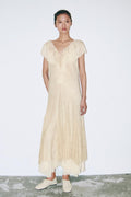 ROBE VOLANTS DENTELLE EZ SIGNATURE