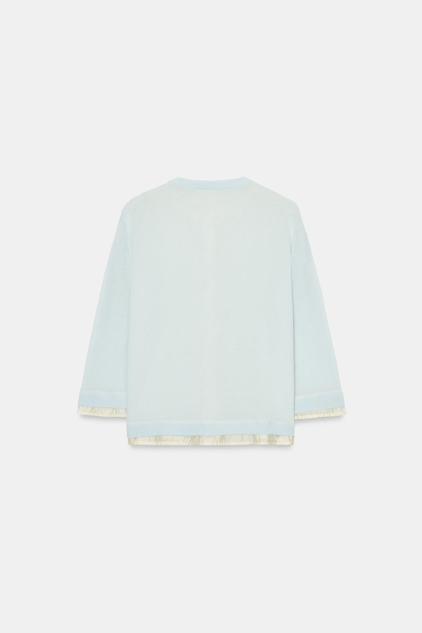 VESTE EN MAILLE COMBINÉE