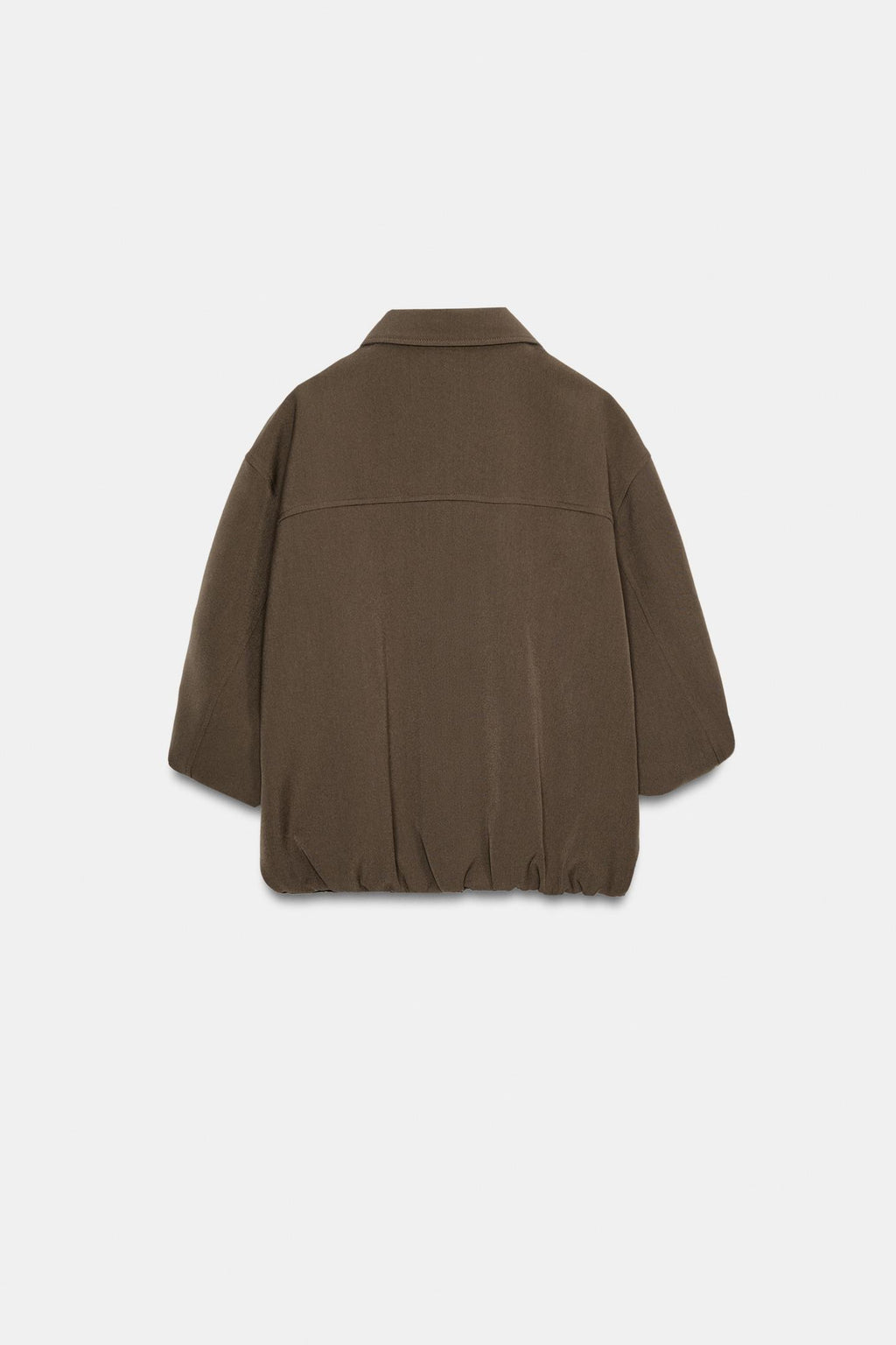 VESTE BOMBER À MANCHES RETROUSSÉES