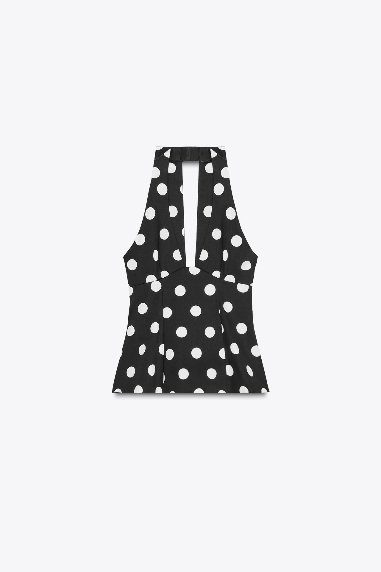 DOTS-HALTERTOP MIT SCHLEIFE