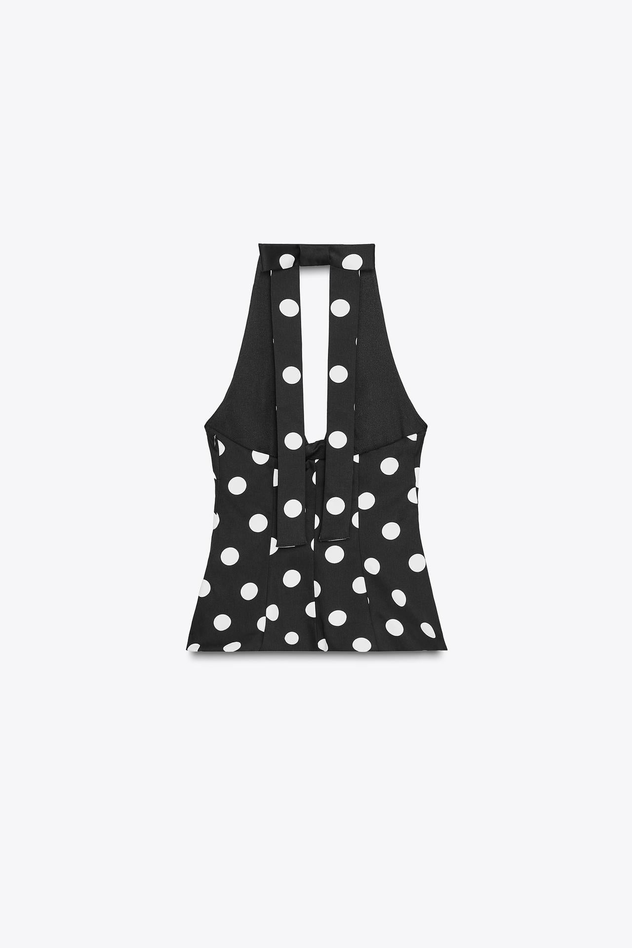 DOTS-HALTERTOP MIT SCHLEIFE