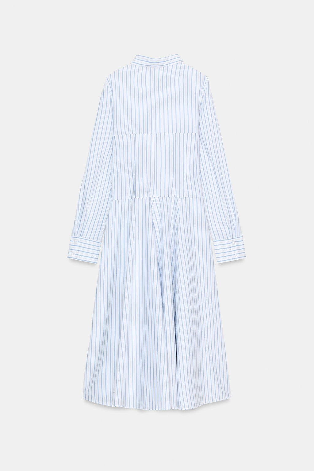 ROBE CHEMISE MI-LONGUE À RAYURES
