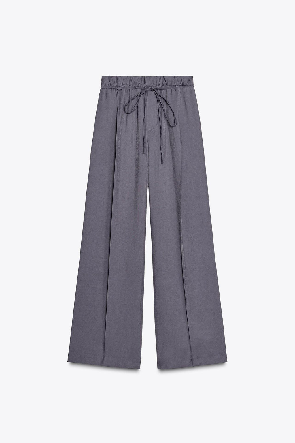 FLIESSENDE PAPERBAG-HOSE MIT GÜRTEL