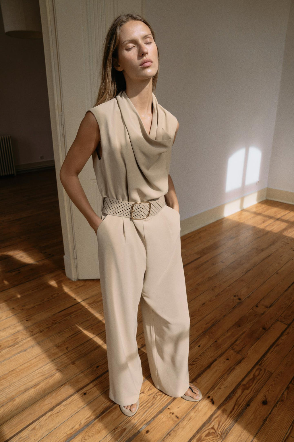 COMBINAISON LONGUE AVEC CEINTURE