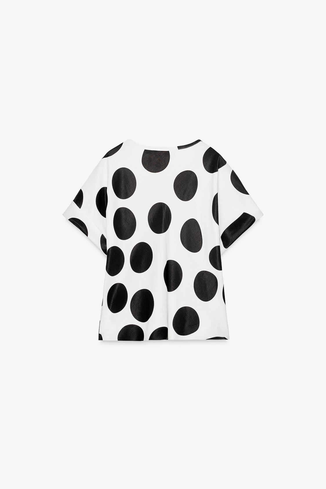 SIGNATURE TOP MIT PUNKTE-PRINT