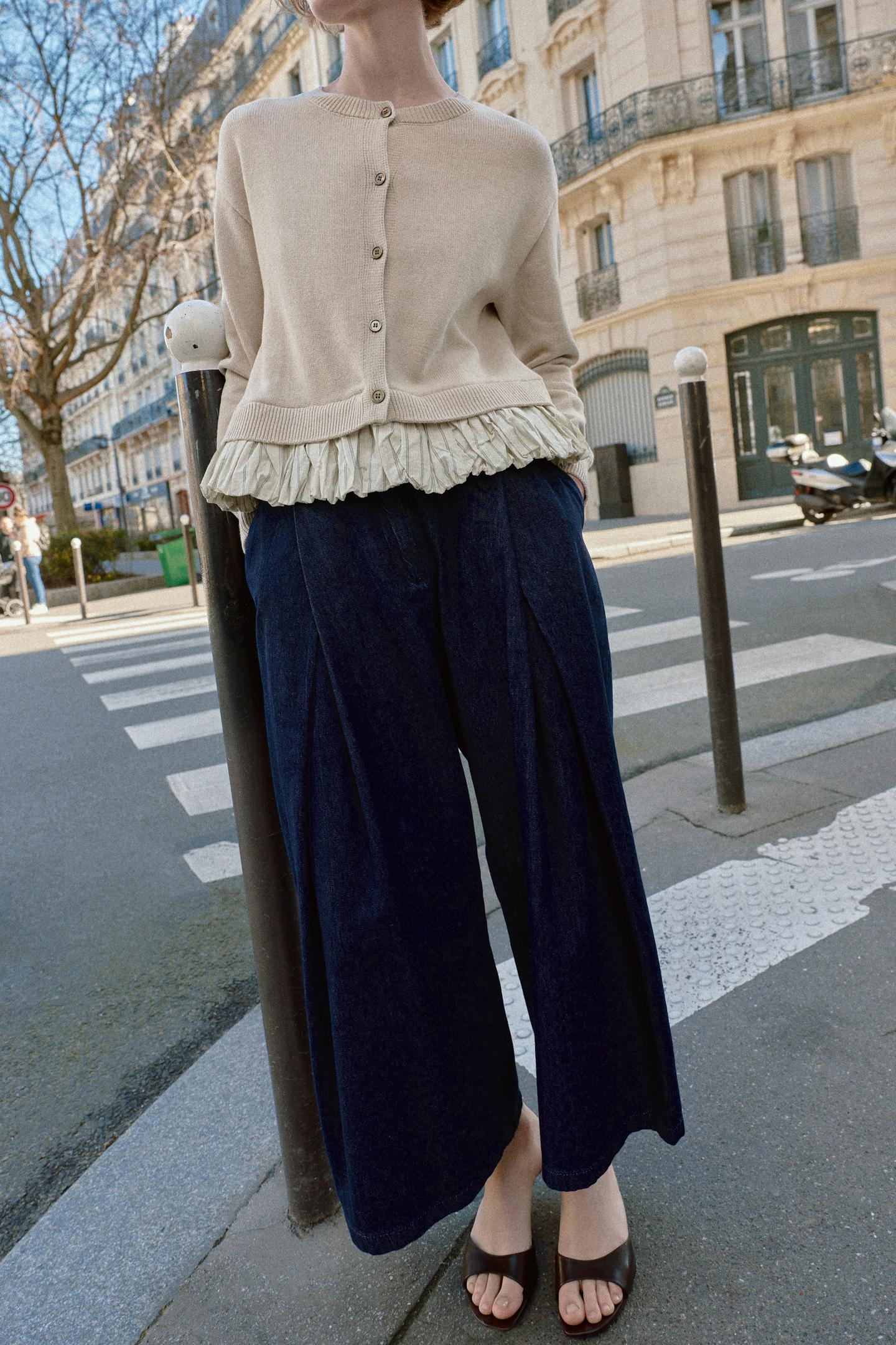 GILET EN MAILLE BIMATIÈRE