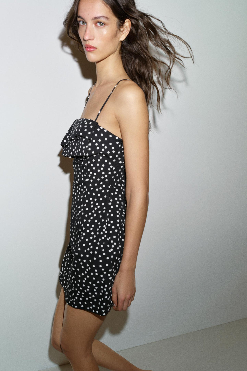 ROBE COURTE À POIS