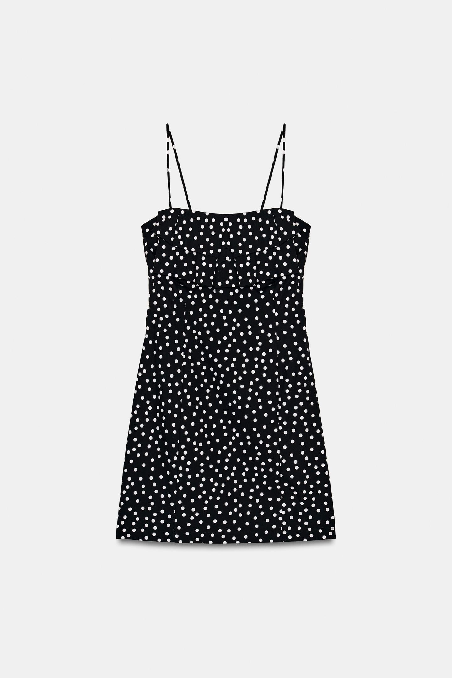 ROBE COURTE À POIS