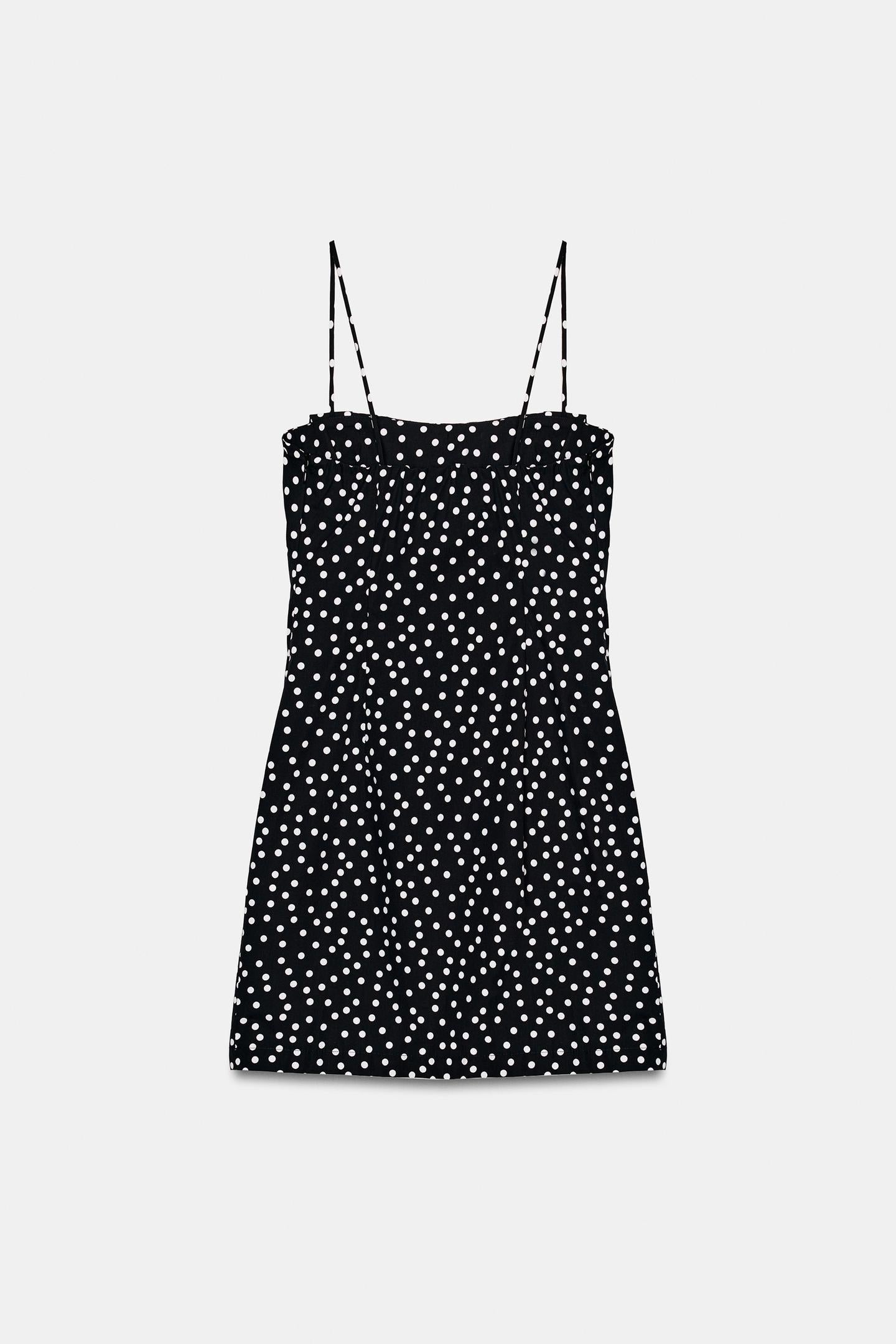 ROBE COURTE À POIS