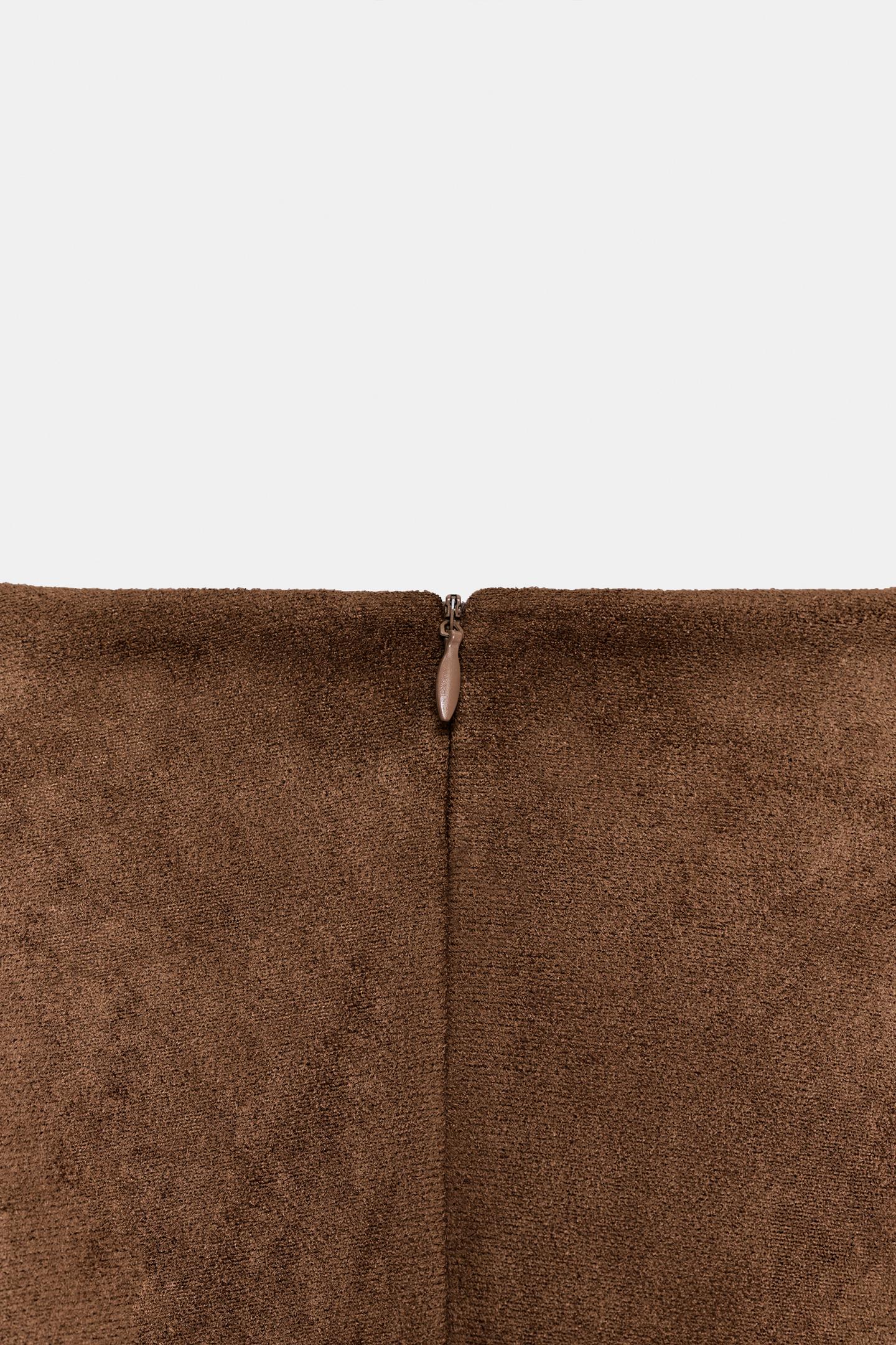 ROBE COURTE EFFET DAIM