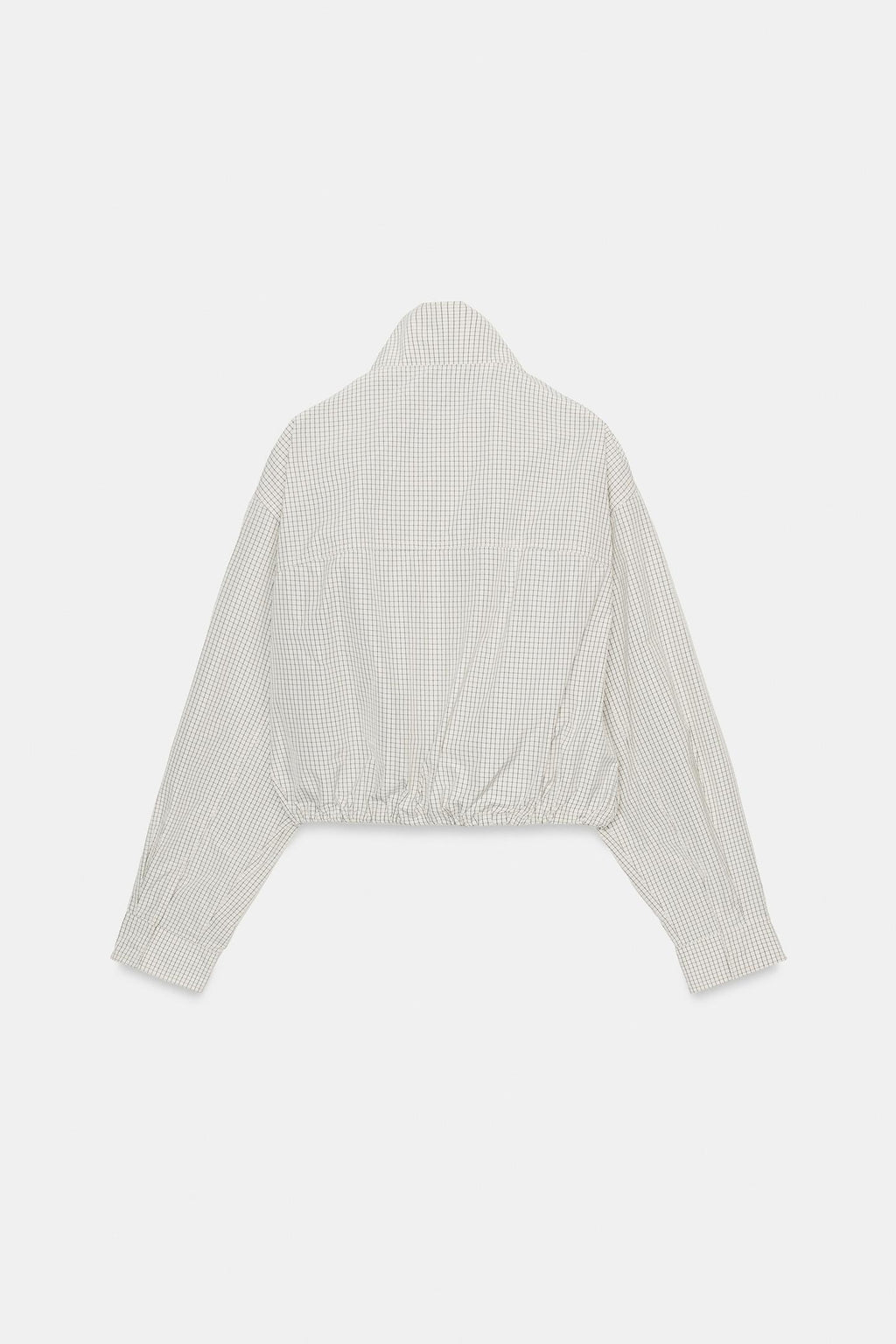 VESTE EN NYLON À CARREAUX