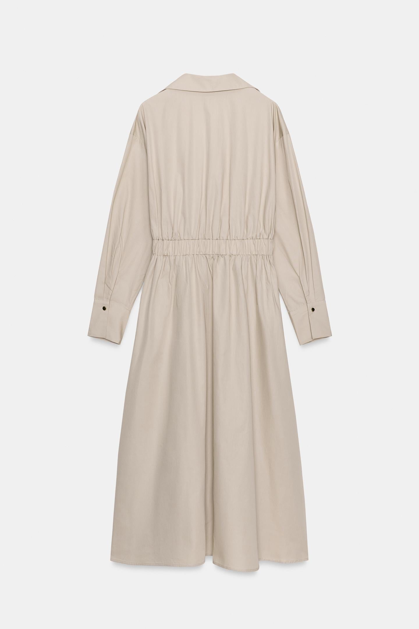 ROBE MI-LONGUE AVEC CEINTURE