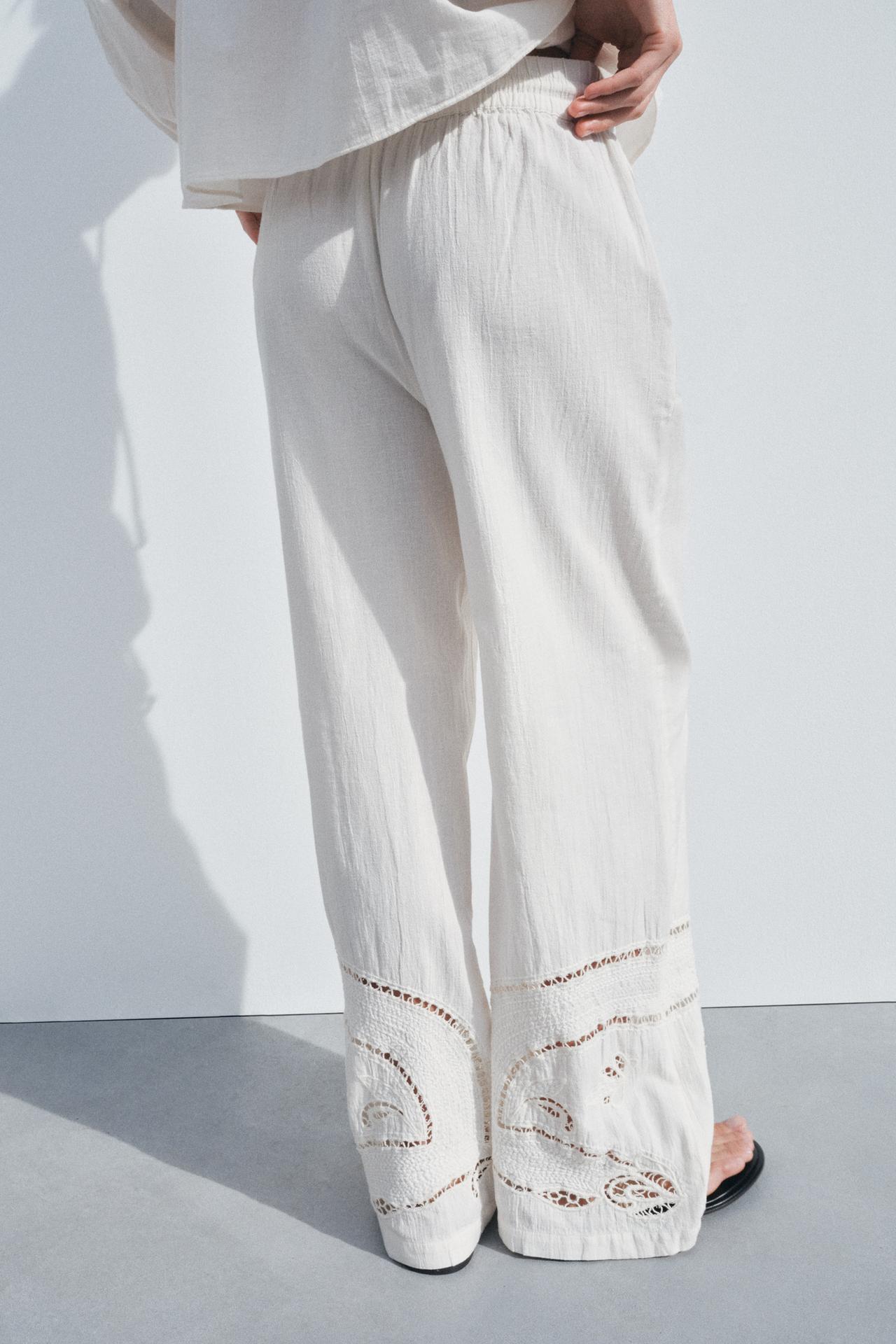 BESTICKTE PYJAMA-HOSE EZ KOLLEKTION
