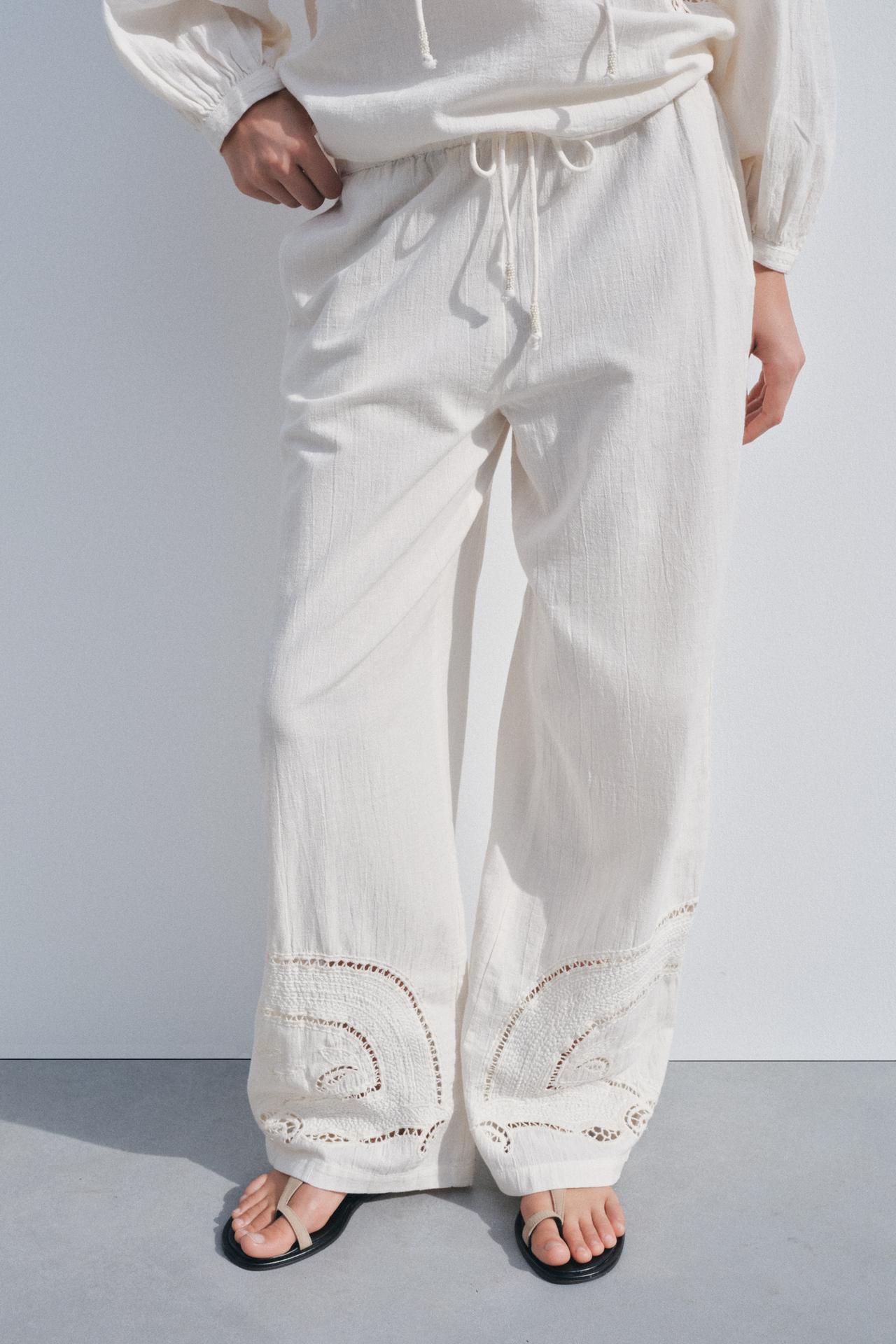 BESTICKTE PYJAMA-HOSE EZ KOLLEKTION