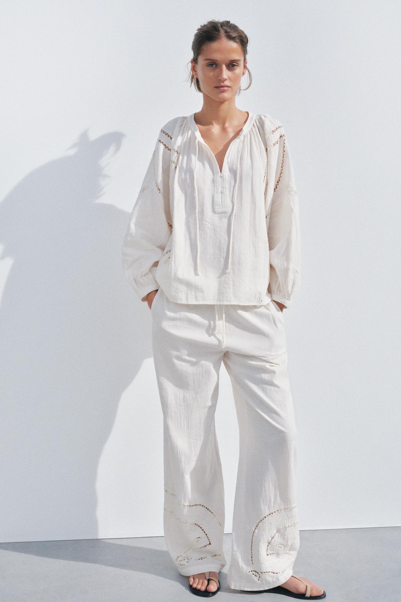 BESTICKTE BLUSE EZ KOLLEKTION
