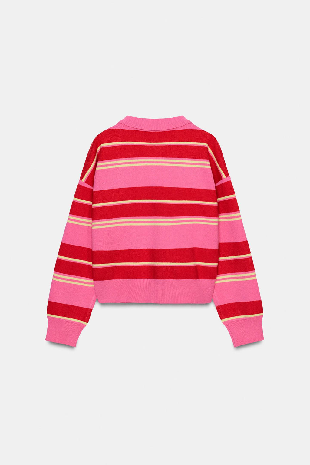 POLO EN MAILLE À RAYURES
