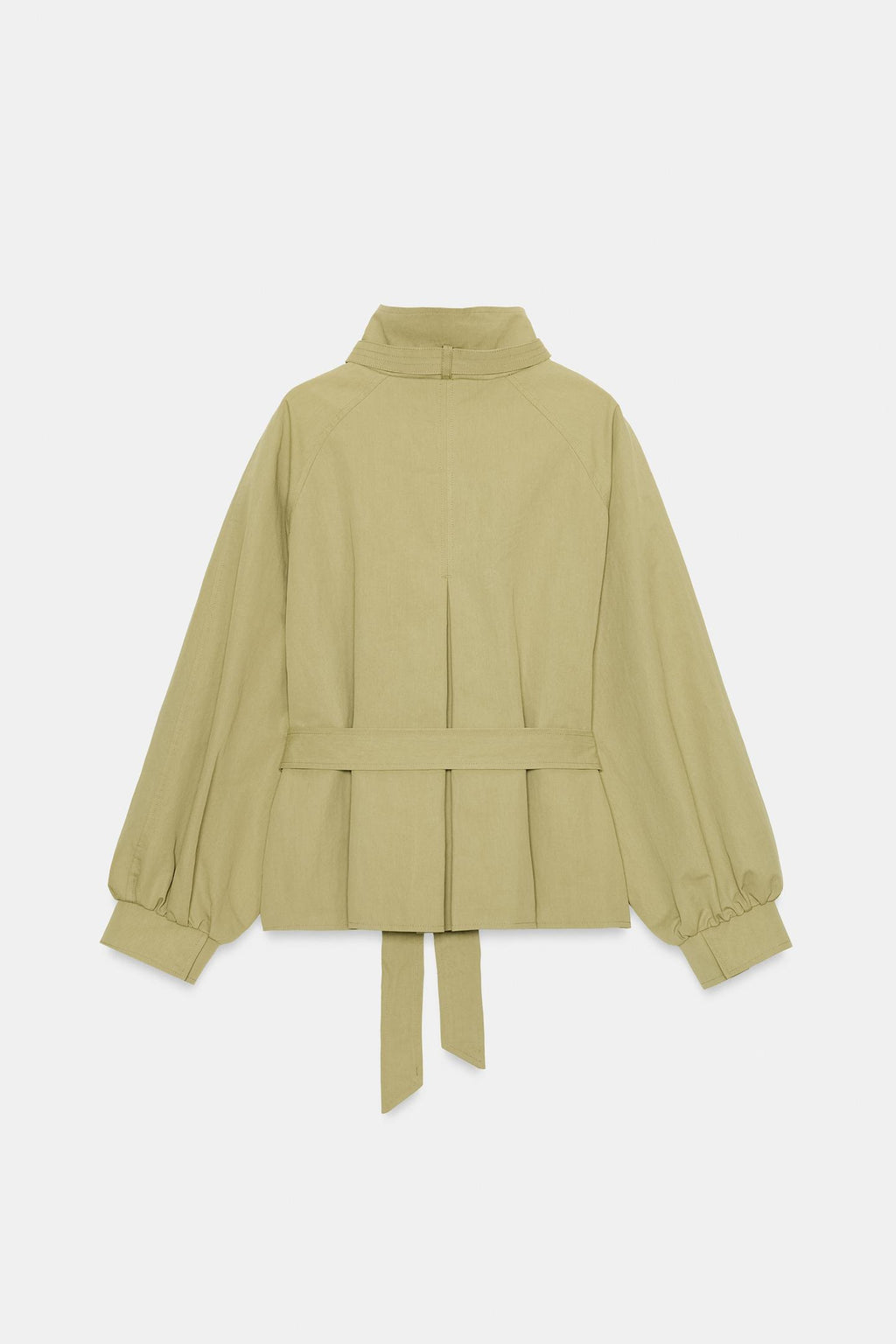 BLOUSON COL MONTANT AVEC CEINTURE