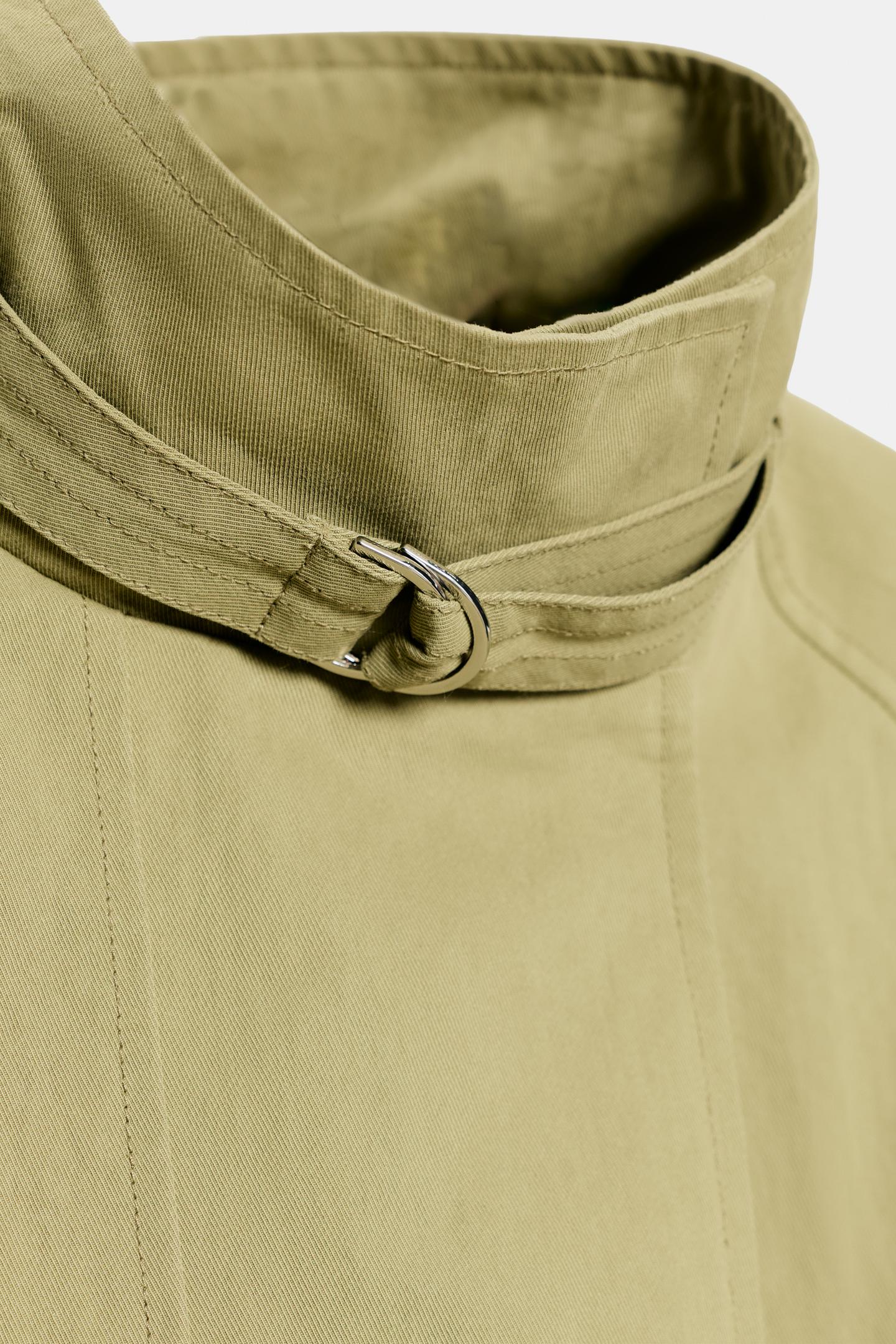 BLOUSON COL MONTANT AVEC CEINTURE