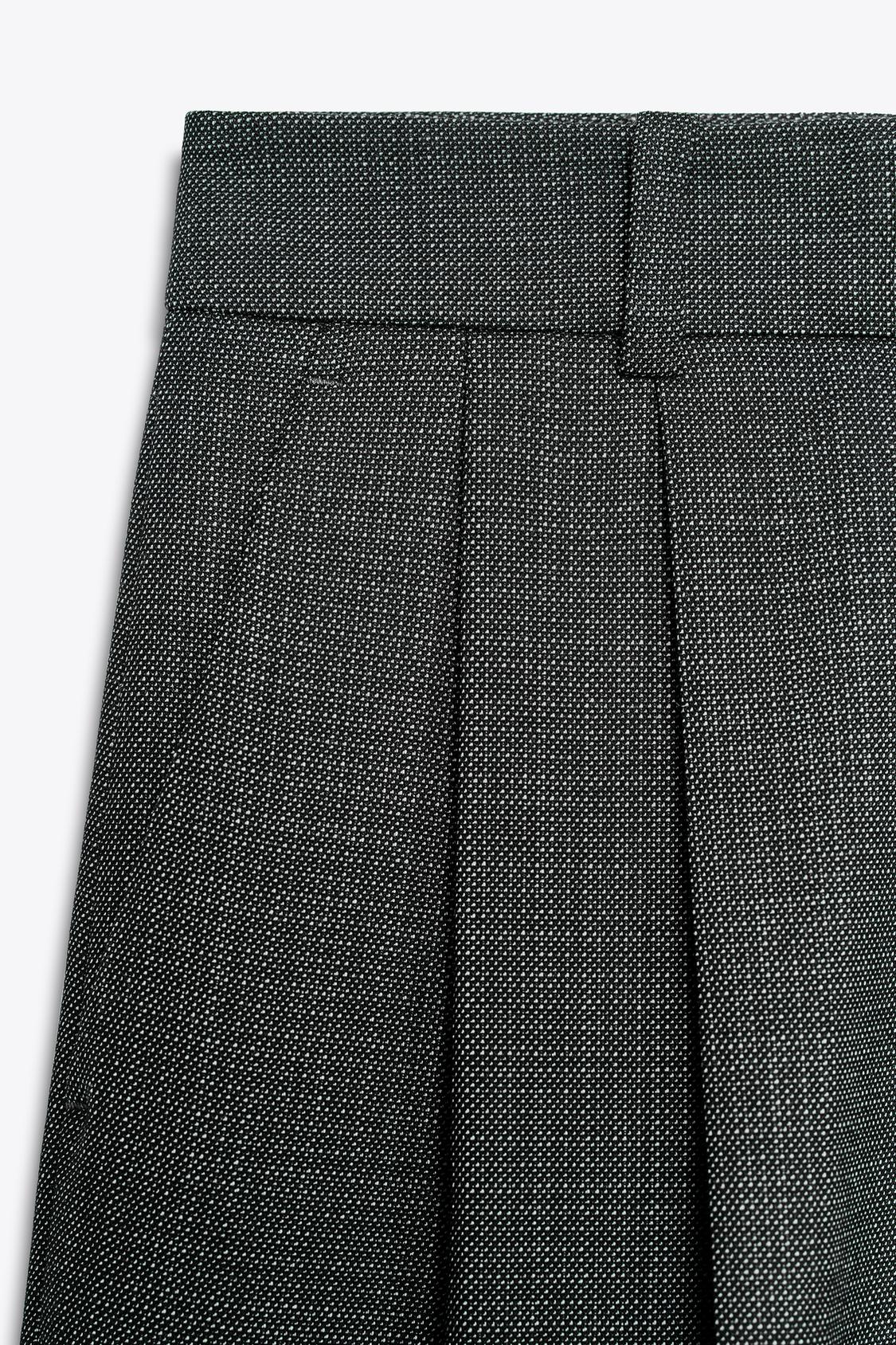 HIGH-WAIST-WIDELEG-HOSE MIT BÜGELFALTEN