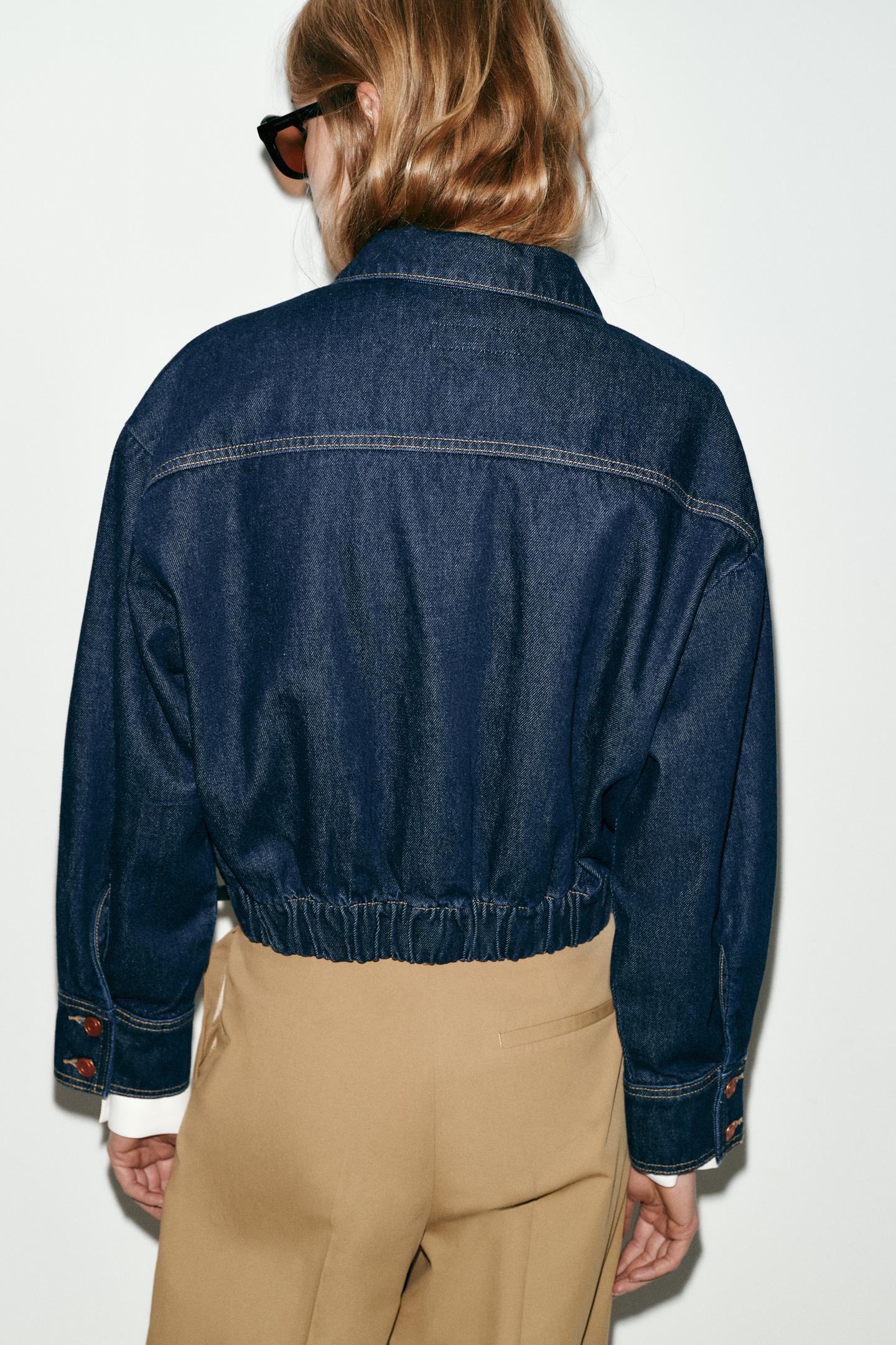 BLOUSON BOMBER EN DENIM
