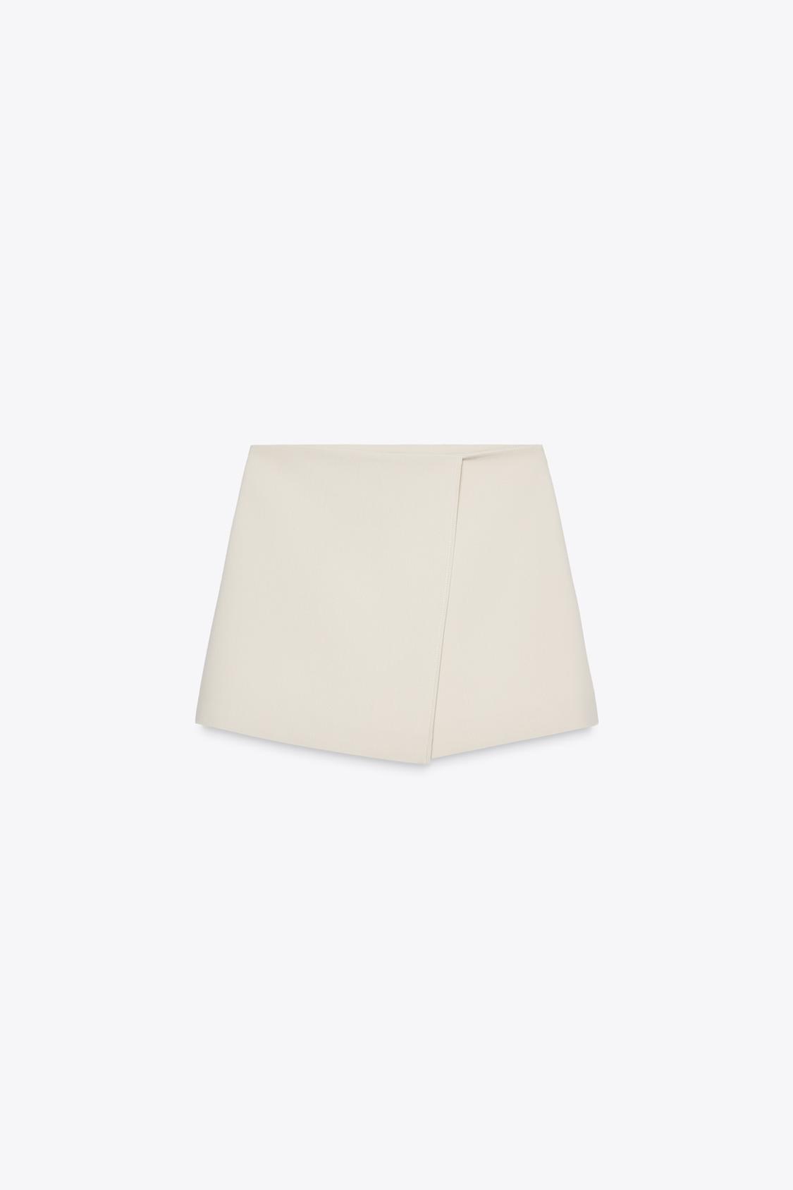 MINI-WRAPSKORT MIT HOHER TAILLE