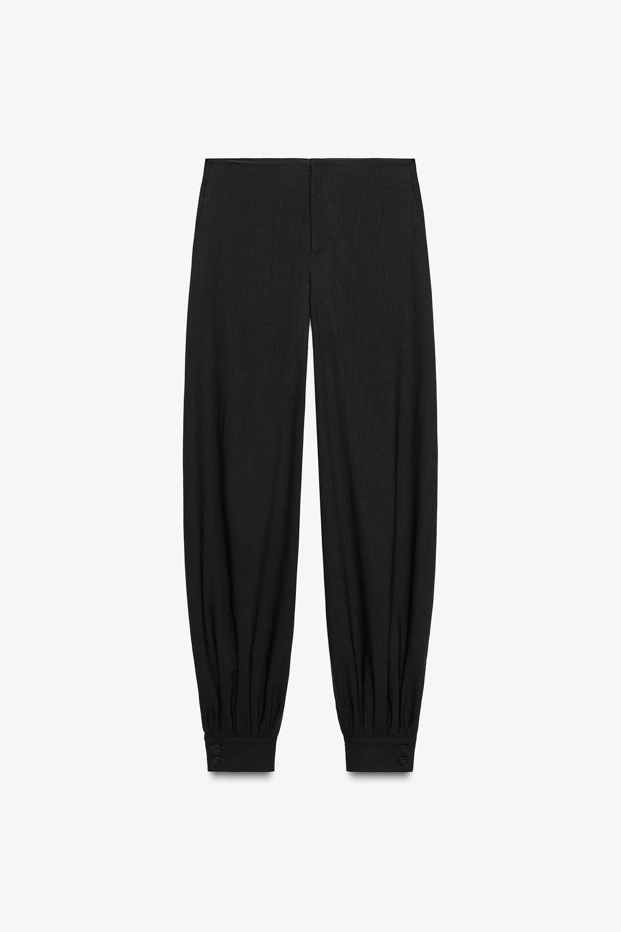 BOMBACHAHOSE MIT MANSCHETTENABSCHLUSS
