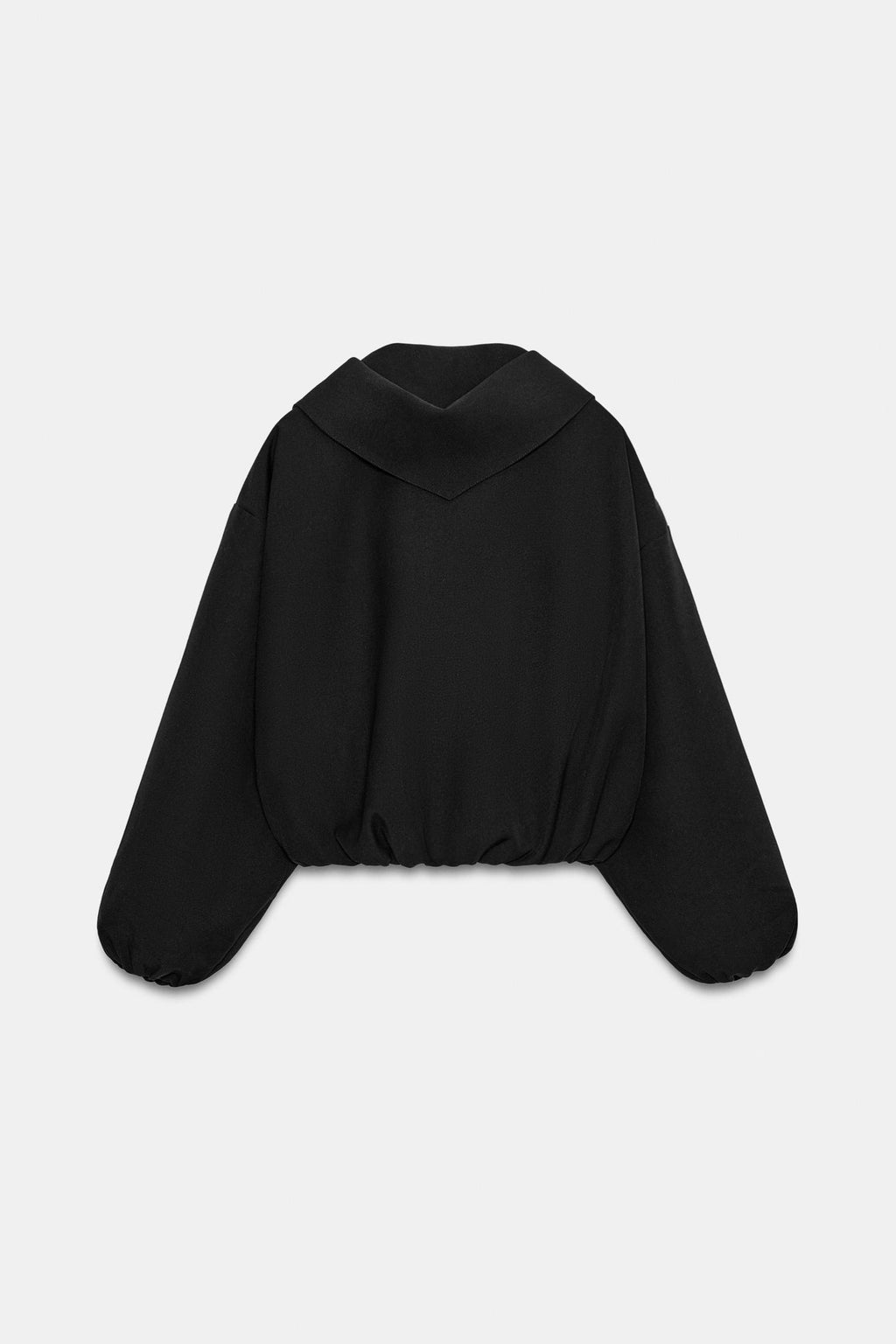 BOMBER À FOULARD AMOVIBLE