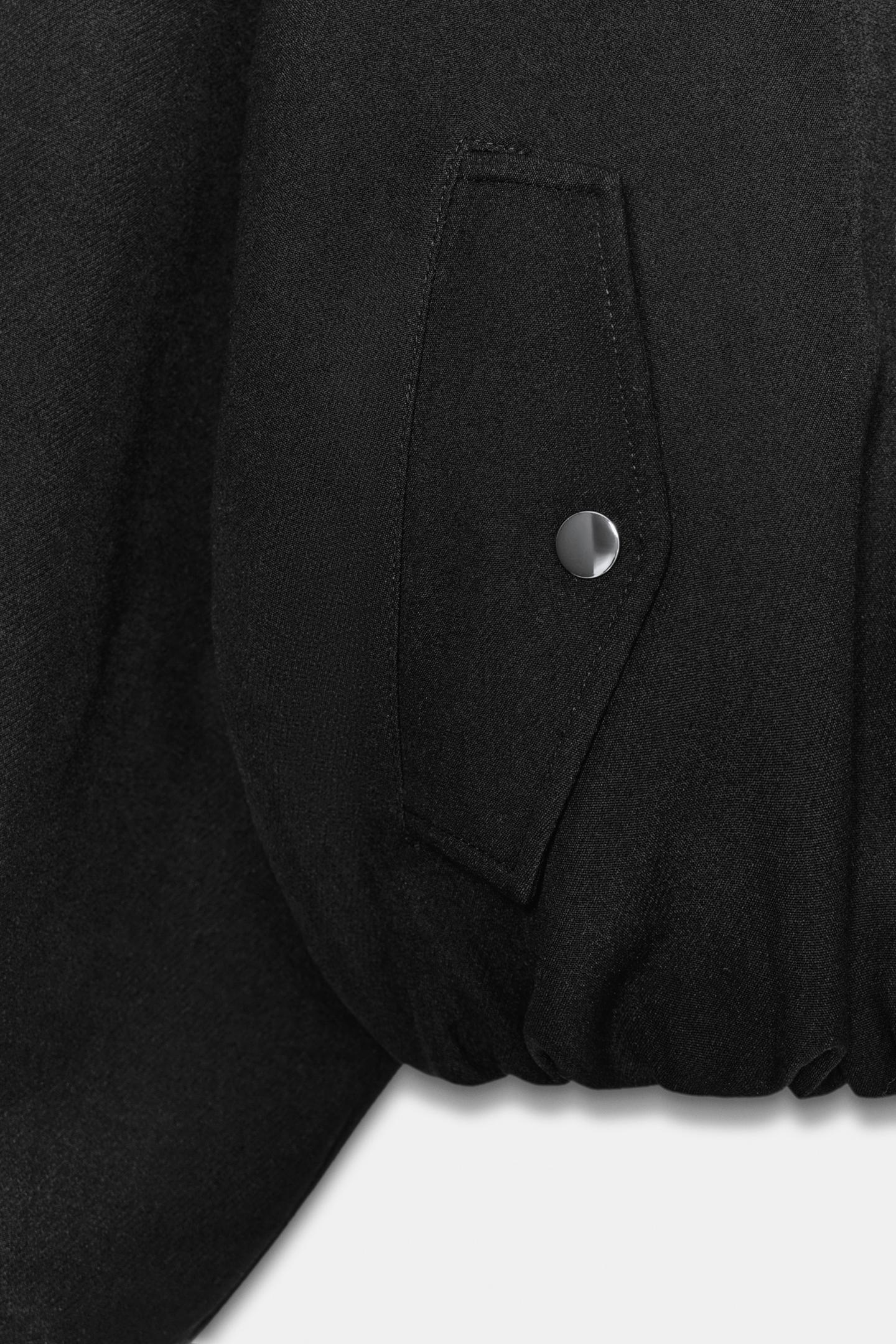 BOMBER À FOULARD AMOVIBLE