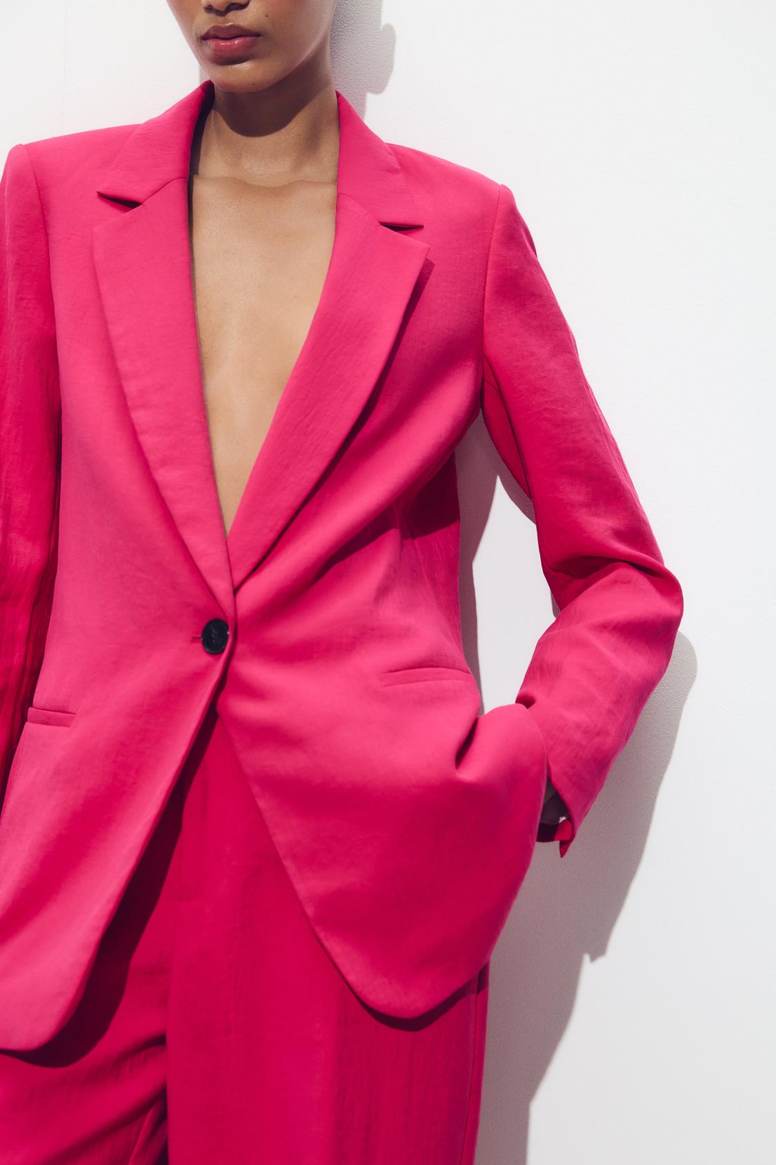 BLAZER STRUKTURIERT IN FUCHSIA