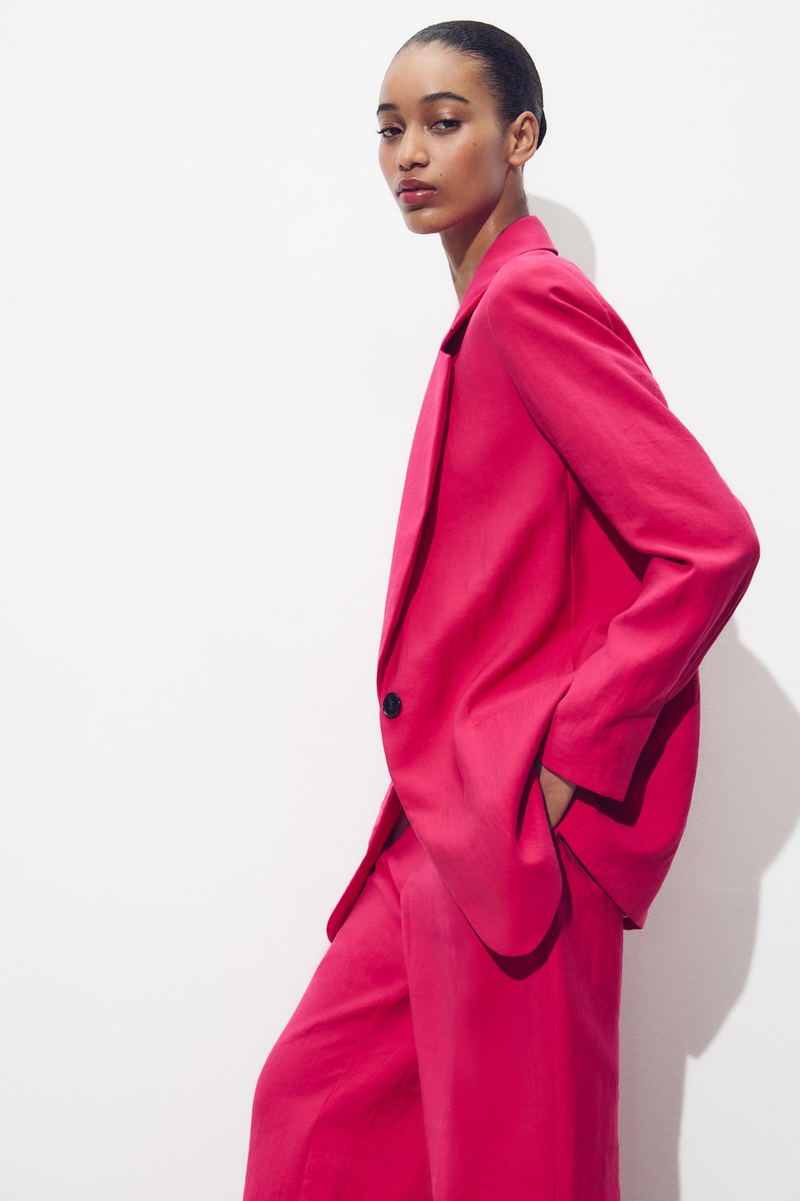 BLAZER STRUKTURIERT IN FUCHSIA