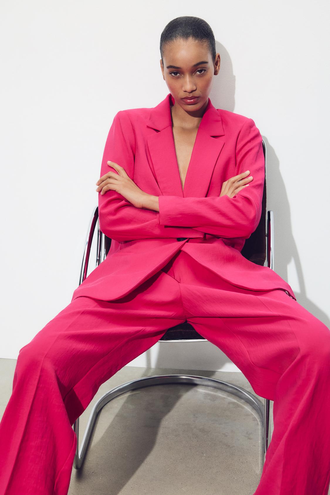 BLAZER STRUKTURIERT IN FUCHSIA