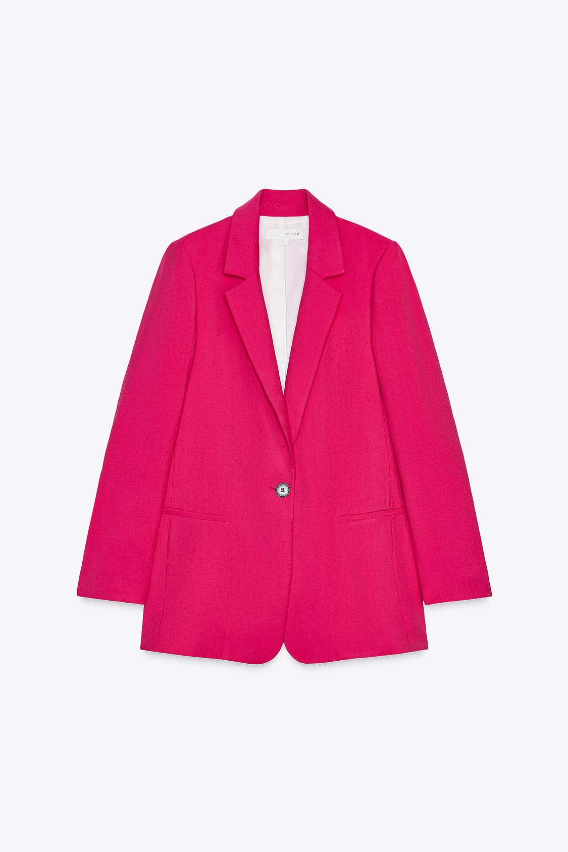 BLAZER STRUKTURIERT IN FUCHSIA